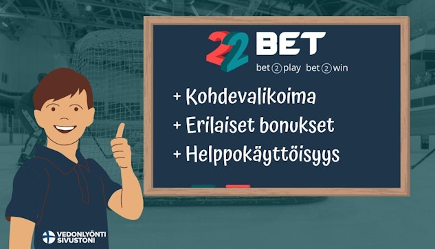 22bet vedonlyönnin vahvuudet suomessa