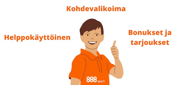 888sport vahvuudet