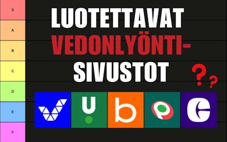 Luotettavat vedonlyontisivustot