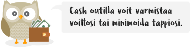 Cash out vedonlyönnissä