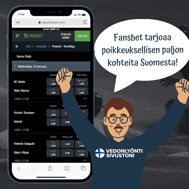 Esittelyssä Fansbet Suomi vedonlyöntisivusto