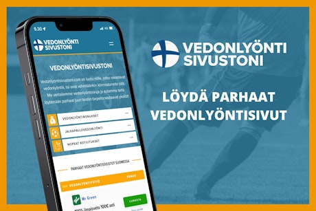 Kuvassa vedonlyontisivustoni kaytossa mobiililaitteella